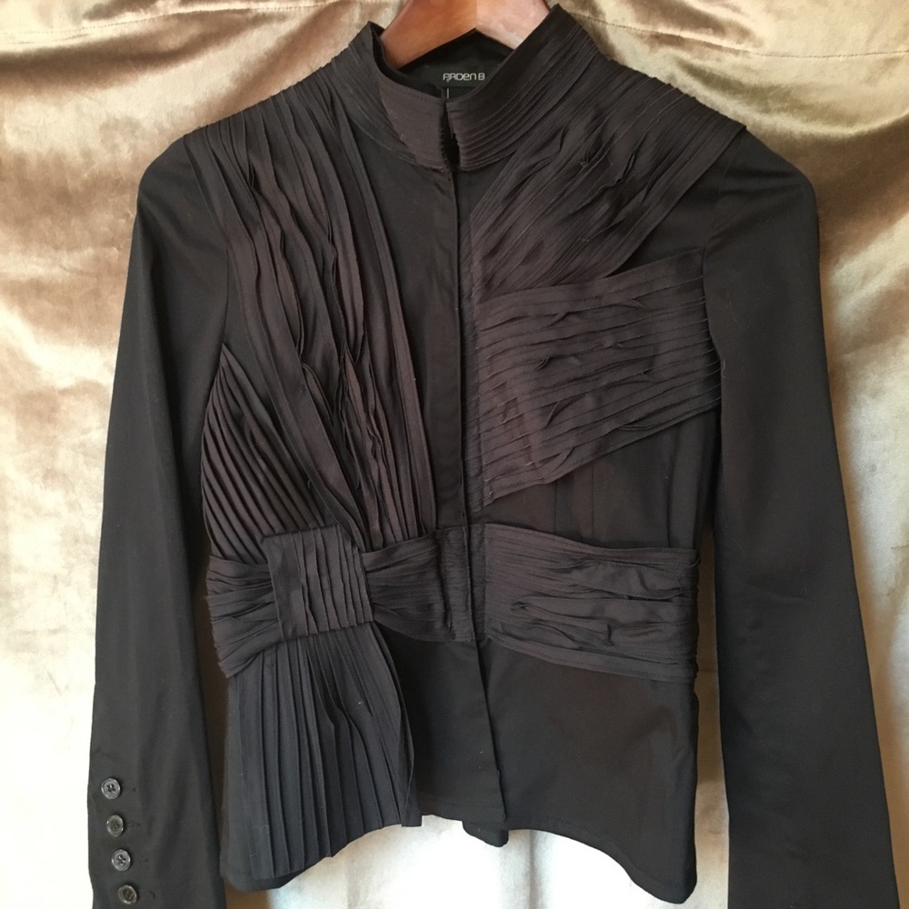 Arden B Black Cotton Jacket